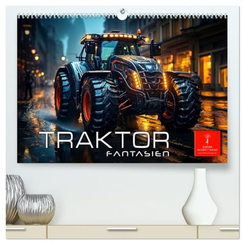 Traktor Fantasien (hochwertiger Premium Wandkalender 2026 DIN A2 quer), Kunstdruck in Hochglanz: Traktor Fantasien - technische Wunderwerke der Landwirtschaft (CALVENDO Technologie)