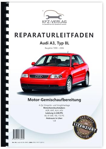Audi A3 8L (99-05) TDI Diesel Einspritz/Vorgluhanlage 1,9l Reparauranleitung