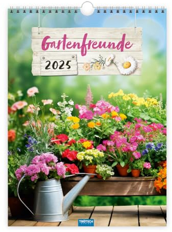 Trötsch Classickalender Gartenfreunde 2025: Wandkalender