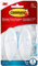 Command BATH18-ES Gancho de Baño Mediano con Tiras Resistentes al Agua, Blanco, M, 2 Unidades