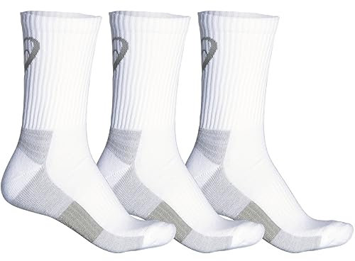 ASICS Training Crew (3 Pack), White, X-Large