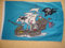 Fahnen Flaggen PIRATENSCHIFF BLAU 135 x 90 cm