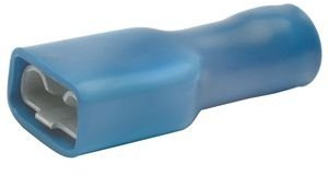 Flachsteckhülse 1,5-2,5 mm² volllisoliert 730 V 100 Stück