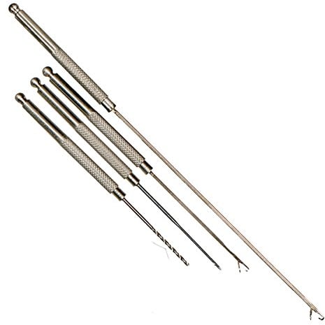 NGT Stainless Baiting Tool Set In Sleeve (4 Piece) - Green, One Size