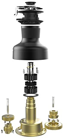 Lewmar® 40ST EVO Self Tailing Alloy Winch; Black