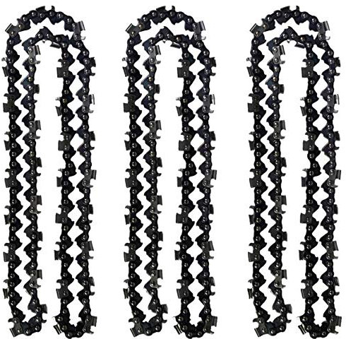 Lot de 3 chaînes 72 maillons pour tronçonneuse