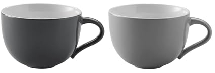 Stelton Emma, 2 Stck. -grau Tasse, Stein, 2 Stück (1er Pack), 2