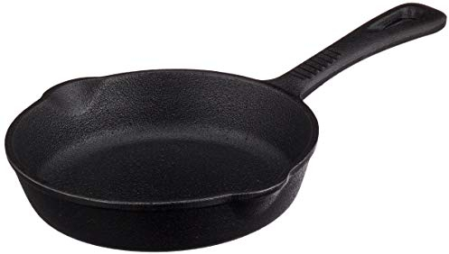 Victor Cast Iron Skillet, Black, 6.5-inch
