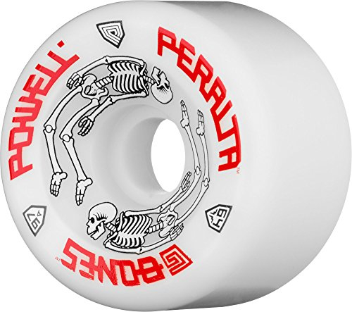 Powell Rat Bones Green (90a) 60mm Wheels (Set of 4) weiß weiß 64 mm