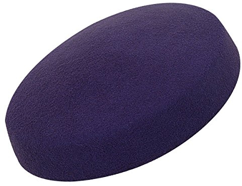 Lawliet A215 Pillendose aus Wollfilz, rund, Fascinator, Fascinator, Violett, Einheitsgröße