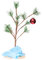 ProductWorks Peanuts Charlie Brown Weihnachtsbaum mit Linus-Decke, 45,7 cm