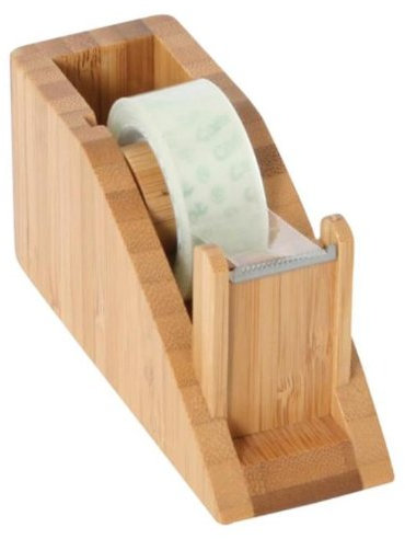 Klebefilm-Abroller Bambus