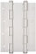 DA Bisagra muelle doble acción 180 mm Plata, estuche de 2 unidades