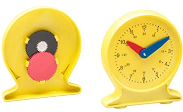 WISSNER® aktiv lernen - Kleine Lernuhr mit Zeigerwerk - RE-Plastic®