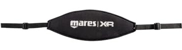 Mares Erwachsene Maskenband XR Mask Strap, Schwarz, BK, 412903