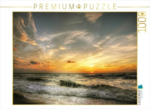 CALVENDO Puzzle Henne Strand - Dänemark 1000 Teile Puzzle quer | Lege-Größe cm Foto-Puzzle für glückliche Stunden