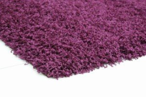 Funky Hochflor Teppich Shaggy Langflor lila 200x290 cm