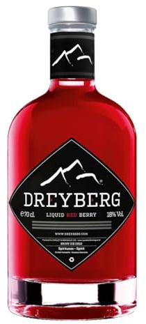 DREYBERG | Liquid Red Berry | Likör auf Wodka-Basis | Fruchtig-Beeriges Aroma | 700ml | 18% vol.
