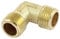 Sourcingmap Air Compressor 3/8 BSP M/M Thread 90 Degree Joint Connector
