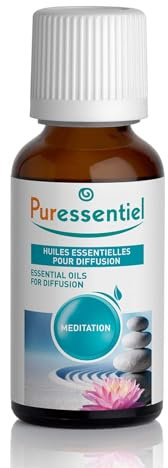 Puressentiel - Huiles Essentielles pour Diffusion - Diffuse Méditation - 100% pures et naturelles - Aide à trouver la sérénité - 30 ml