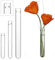 Reagenzglas mit Loch, 15 cm, 12 Stück, Wasserröhrchen, Glas, Blumen-Vase, zum Aufhängen, hängend, Hochzeit, Kirche, Floristikbedarf