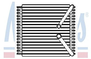 NISSENS 92015 Verdampfer Klimaanlage Verdampfer Aluminium