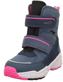 Superfit Mädchen Culusuk 2.0 Warm Gefütterte Gore-tex Schneestiefel, Blau Pink 8010, 29 EU