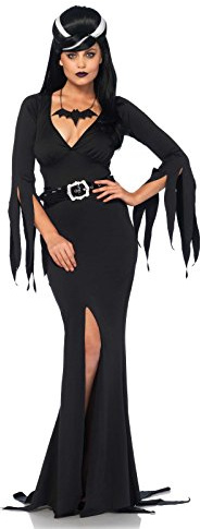 Leg Avenue 85571 Immortal Beauty Fancy Dress Costume Set (X-Large, 3-Piece) Tales from the Crypt, Black, Size: XL (UK 16-18)