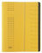 Elba Ordnungsmappe chic, Karton (RC), 450 g/qm, A4, 12 F„cher, gelb