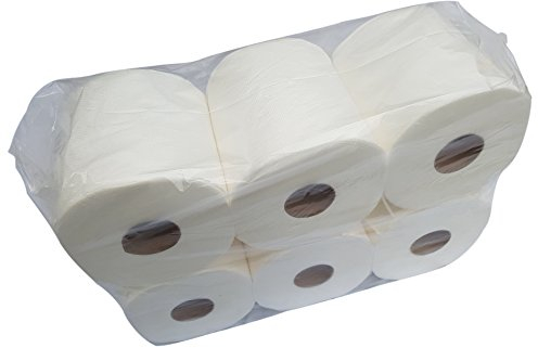 Handtuchrolle Papierhandtuchrolle Putzpapier Putztuchrollen Papierhandtücher 2-lagig Recycling -19 cm MIDI