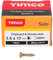 TIMCO Solo Chipboard & Woodscrews - Gold - 3.5 x 17 - Box of 200