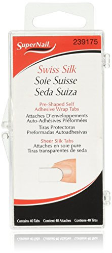 SuperNail 100% Swiss Silk Wrap Self-Adhesive Tabs