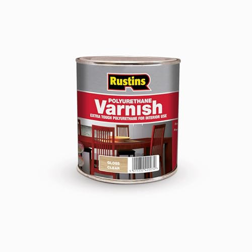 Rustins Polyurethane Varnish Gloss- Clear 500ml