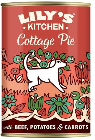 Lily's Kitchen Natürliches Nassfutter für ausgewachsene Hunde Dose - Fleisch-Kartoffel-Auflauf - Hundefutter Getreidefreies Rezept (6 x 400g dosen)