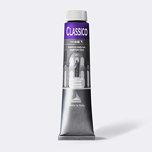 Mimeri Oil Paint, Classico Cobalt Violet Hue, 448 324448, 6.8 fl oz (200 ml)