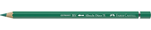 Faber-Castell Art & Graphic Albrecht Dürer Watercolour Pencil, 264, Dark Phthalo Green, for Art, Craft, Drawing, Sketching, Home, School, University, Colouring