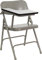 Flash Furniture Chaise Pliante Rutherford en Acier avec Bras de Tablette pour droitier, Fauteuil Pliable Commercial pour Tablette de Salle de conférence, Lot de 2, Gray