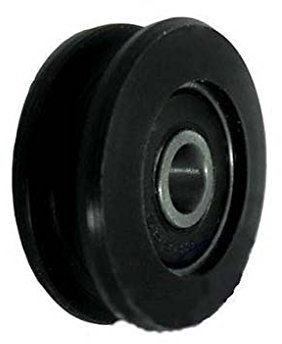 Zabi Nylon Seilrolle d= 29 mm fur Seil 4 mm Kunststoffprofilrollen mit Lagerung (Kugellager) d = 29 mm/4L