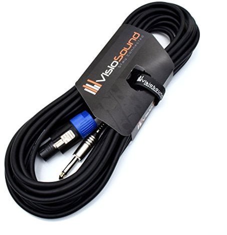 Speakon to Jack Speaker Cable/PA Speaker Lead with Rean Connectors 10m