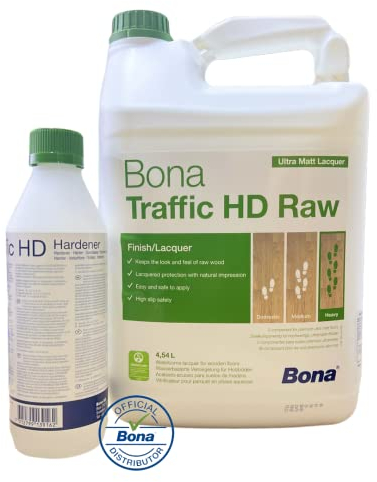 Bona TRAFFIC Natural 2 K ultramatt 4,95 L (4,5 Liter + 0,45 L Härter)