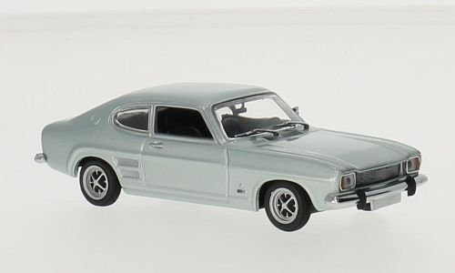 Ford Capri, metallic-hellblau, 1969, Modellauto, Fertigmodell, Maxichamps 1:43