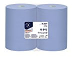 2 rouleaux de papier chiffon nettoyage Rouleau 36 x 38 3lagig Bleu 500 tickets 100829