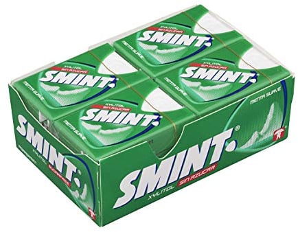 Smint Tabs Menta Suave, Caramelo Comprimido Sin Azúcar - 12 unidades de 8 gr. (Total 96 gr.)
