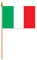 Beistle 57521 12-Pack italienische Rayon Flagge, 4-Zoll von 6-Zoll