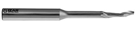 IZAR 44120 Fresa Frontal Acabado HSS 1Z Aluminio, Serie Larga, 4414, Std W, 4.00 mm Diámetro Corte, Arándano
