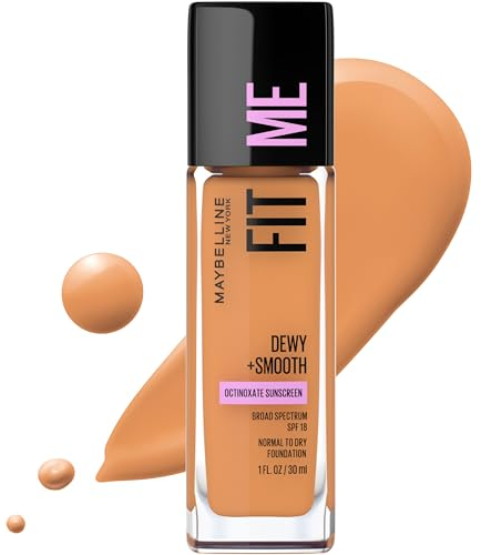Maybelline New York Fit Me! Foundation, 330 Toffee, 1.0 Fluid Ounce by Maybelline New York