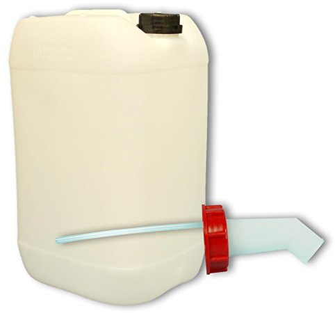 Bidon plastique 25 litres Jerrican + 1 bec verseur DIN 61 (22247+22019)