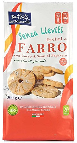 Frollini di farro con cocco e semi di papavero sottolestelle