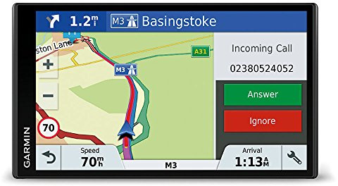 Garmin Drive Smart 61 LMT-D EU Navigationsgerät, Europa Karte, lebenslang Kartenupdates und Verkehrsinfos, Smart Notifications, 6,95 Zoll (17,7 cm) Touchdisplay, 010-01681-13 schwarz