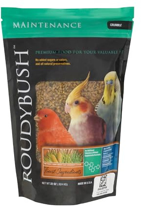 Roudybush Daily Maintenance Bird Food, Crumbles, 22-Ounce